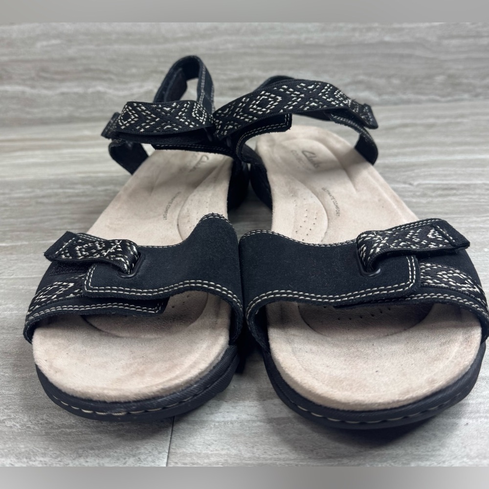 Clarks Collection Amanda Sprint Strappy Sandals Womens Size 11 - Picture 4 of 13
